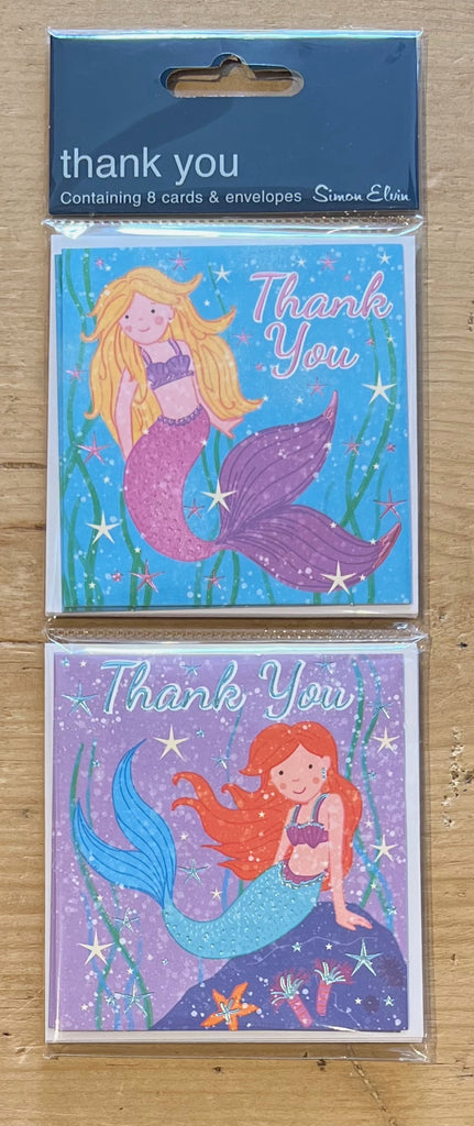 Thank You Cards - Mermaids