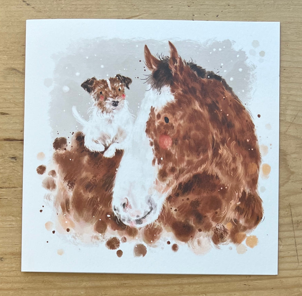 Horse & Puppy