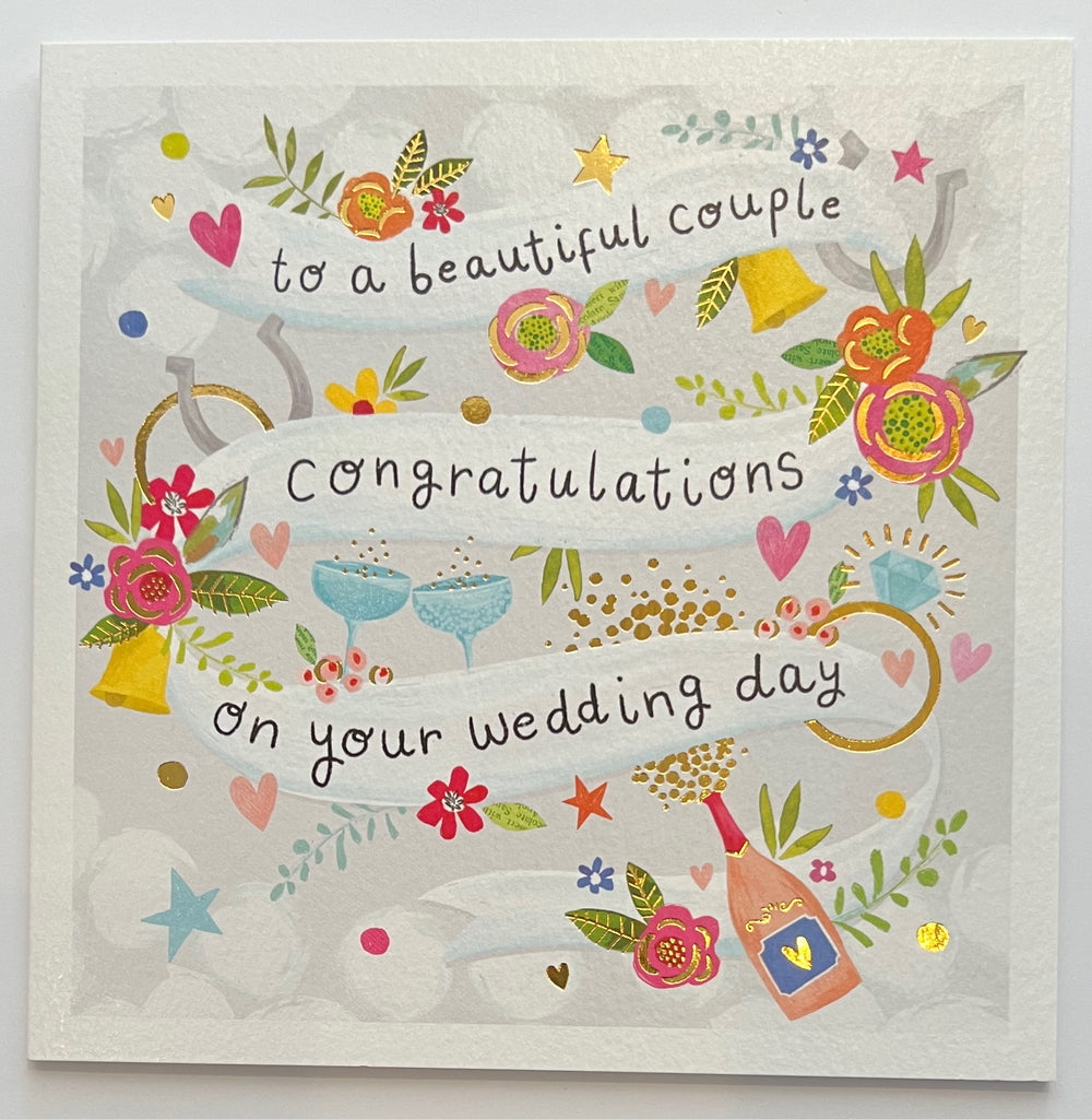 Wedding Day - colourful