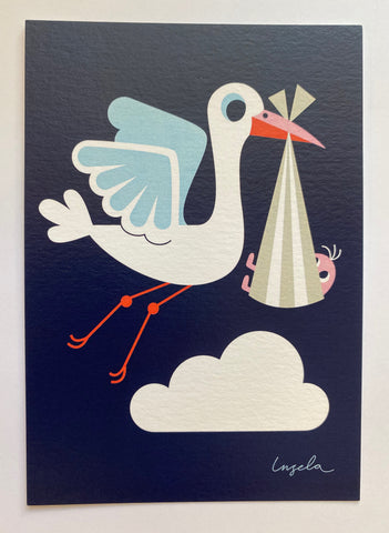 Stork - POSTCARD