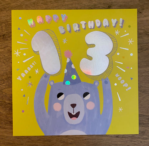 Teenage Birthday Age Cards