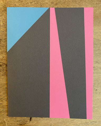 Navy & Pink Colour Block