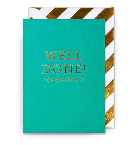 You Smashed it!