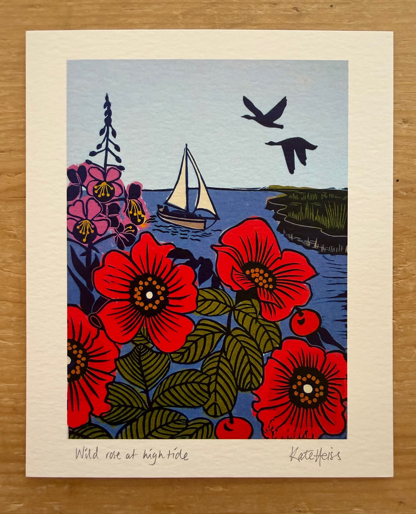 Wild Rose at High Tide