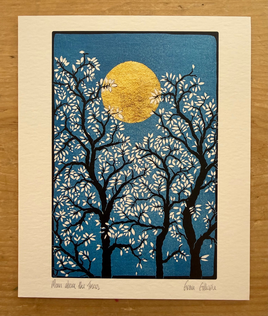Moon Above the Trees