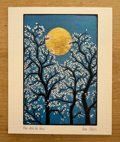 Moon Above the Trees