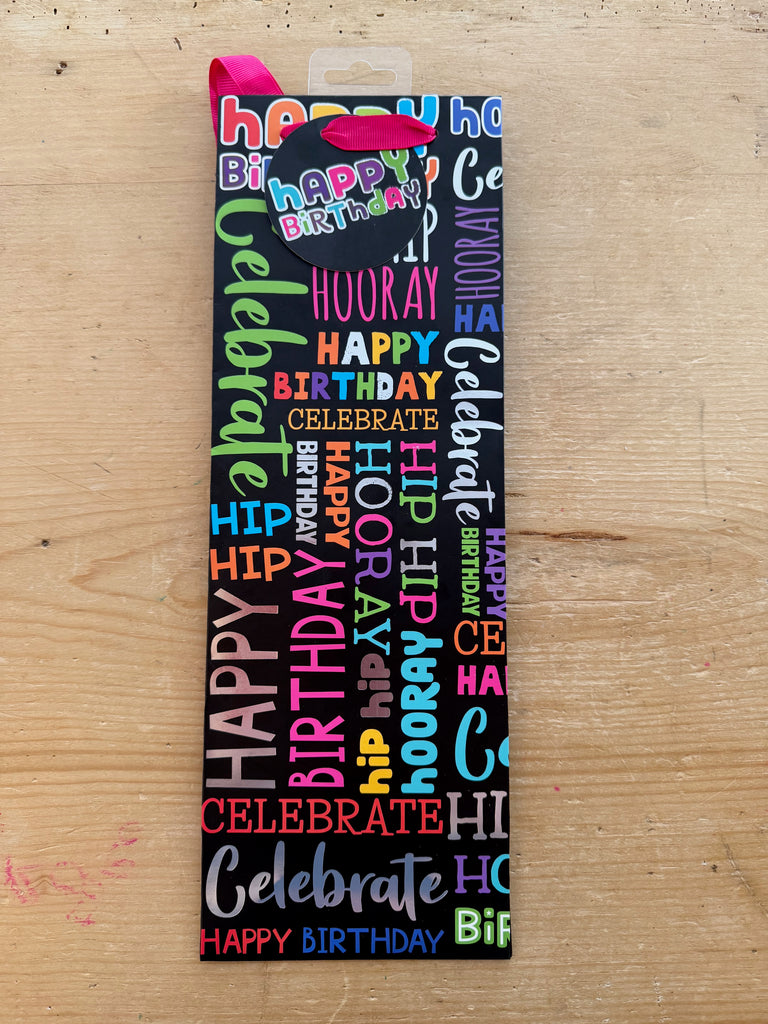 Happy Birthday Bottle Bag