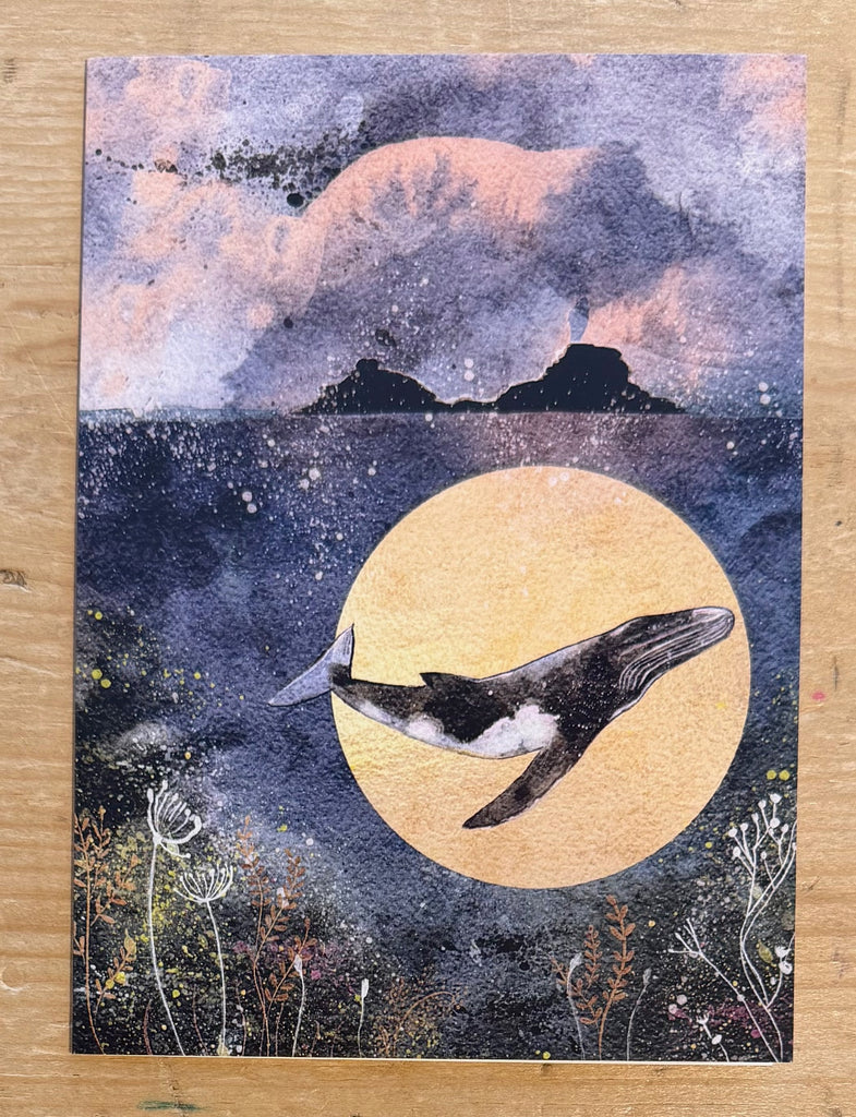 Whale & Moon