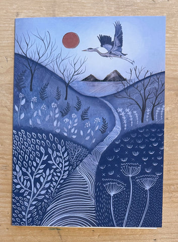 Pathway to the sea - Heron