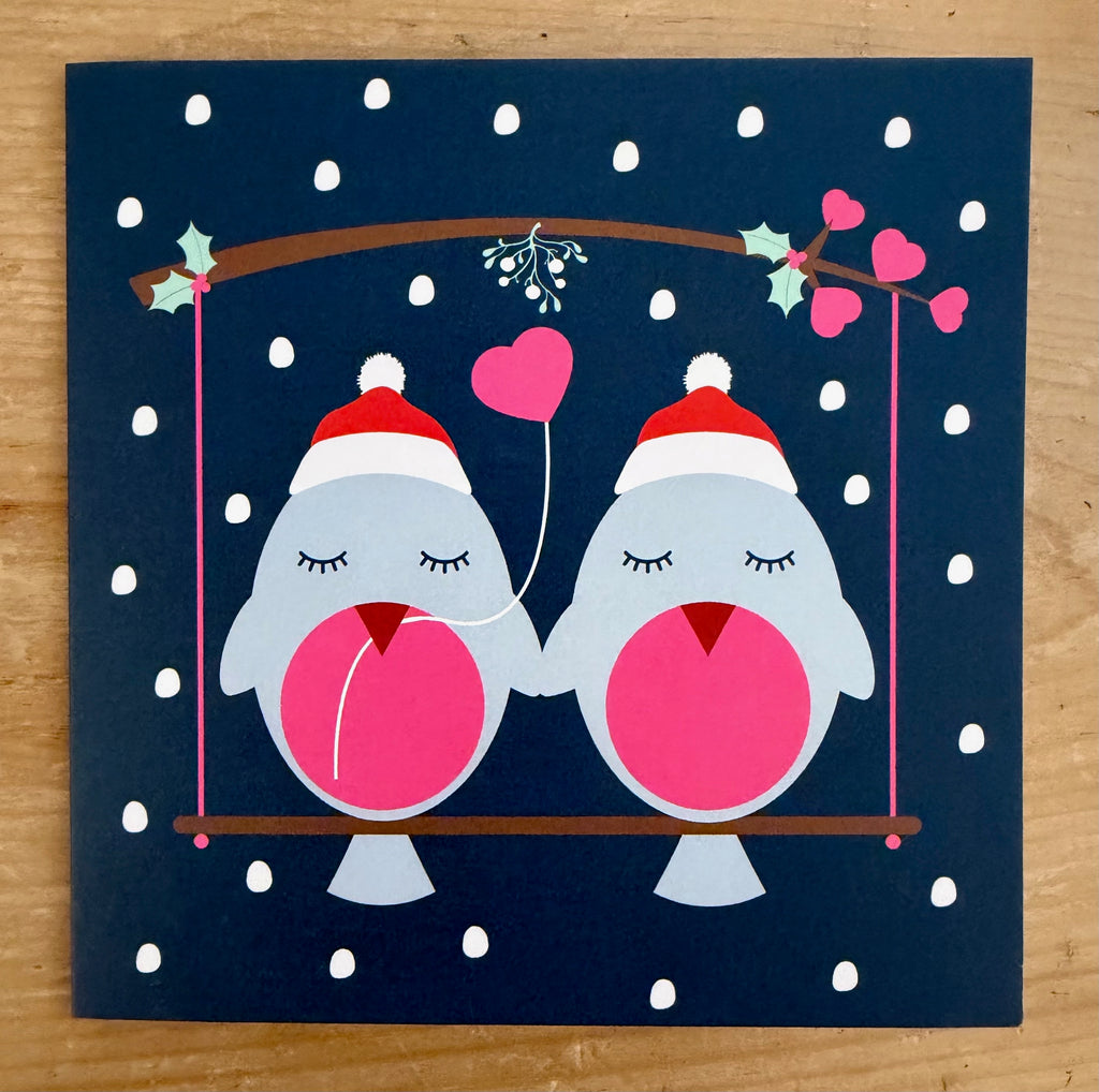 Christmas Love Birds