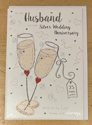 Husband - Silver Anniversary