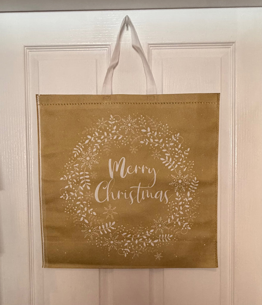 Non Woven Christmas Bag - Gold