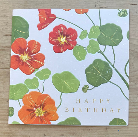 Happy Birthday Nastursiums