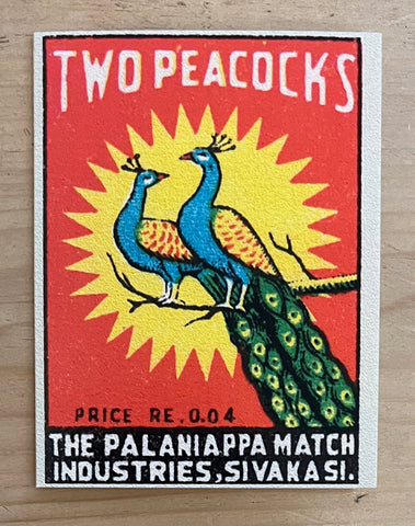 Two Peacocks
