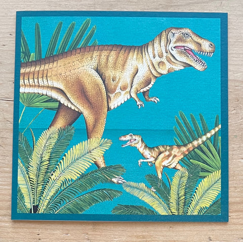 Tyrannosaurus Rex and Deinonychus