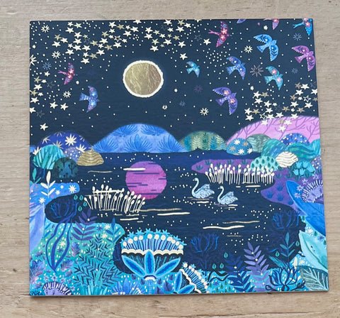 Meditative Moon