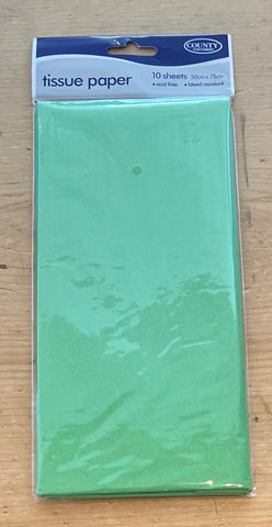 GREEN Tissue Paper