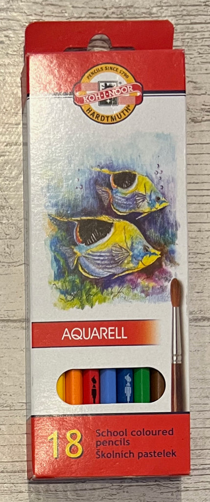 Aquarell 18 Coloured Pencils