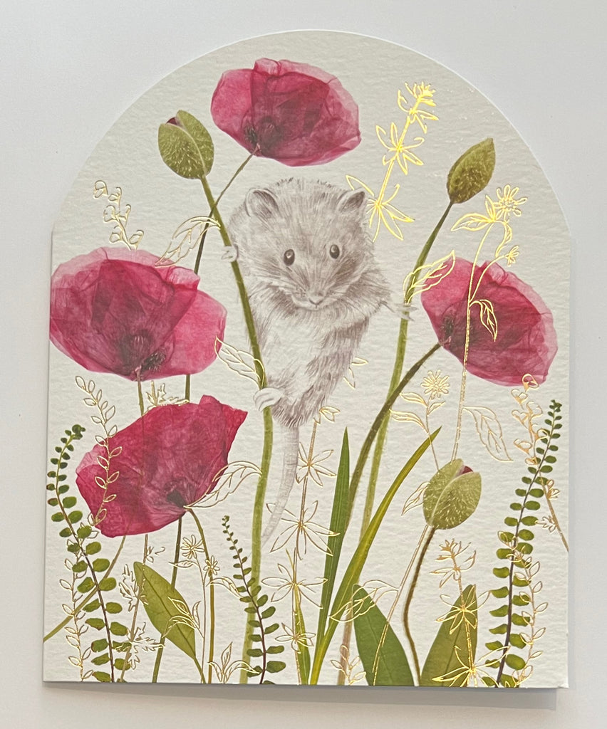 Mouse & Poppies