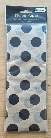 Black Spots - Tissue Paper