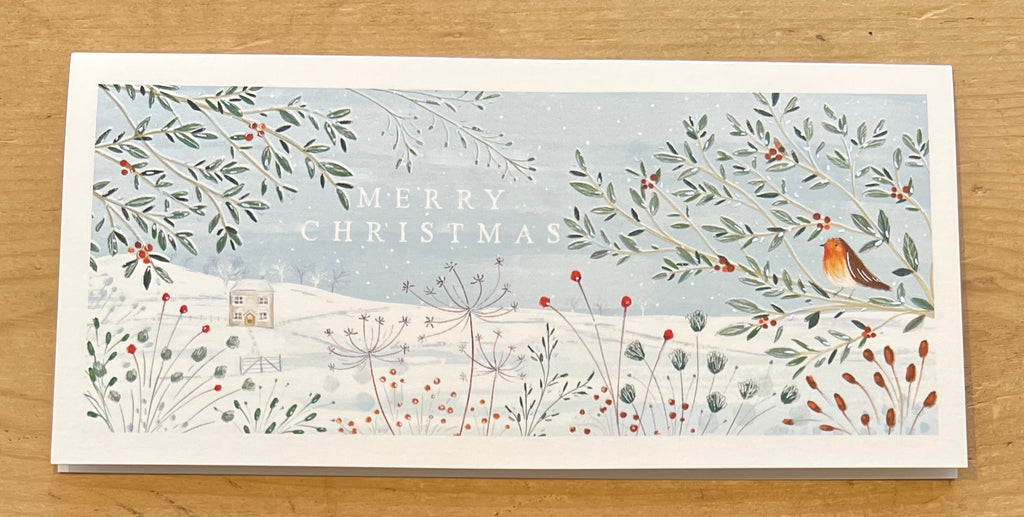 Robin in the Snow - Slim