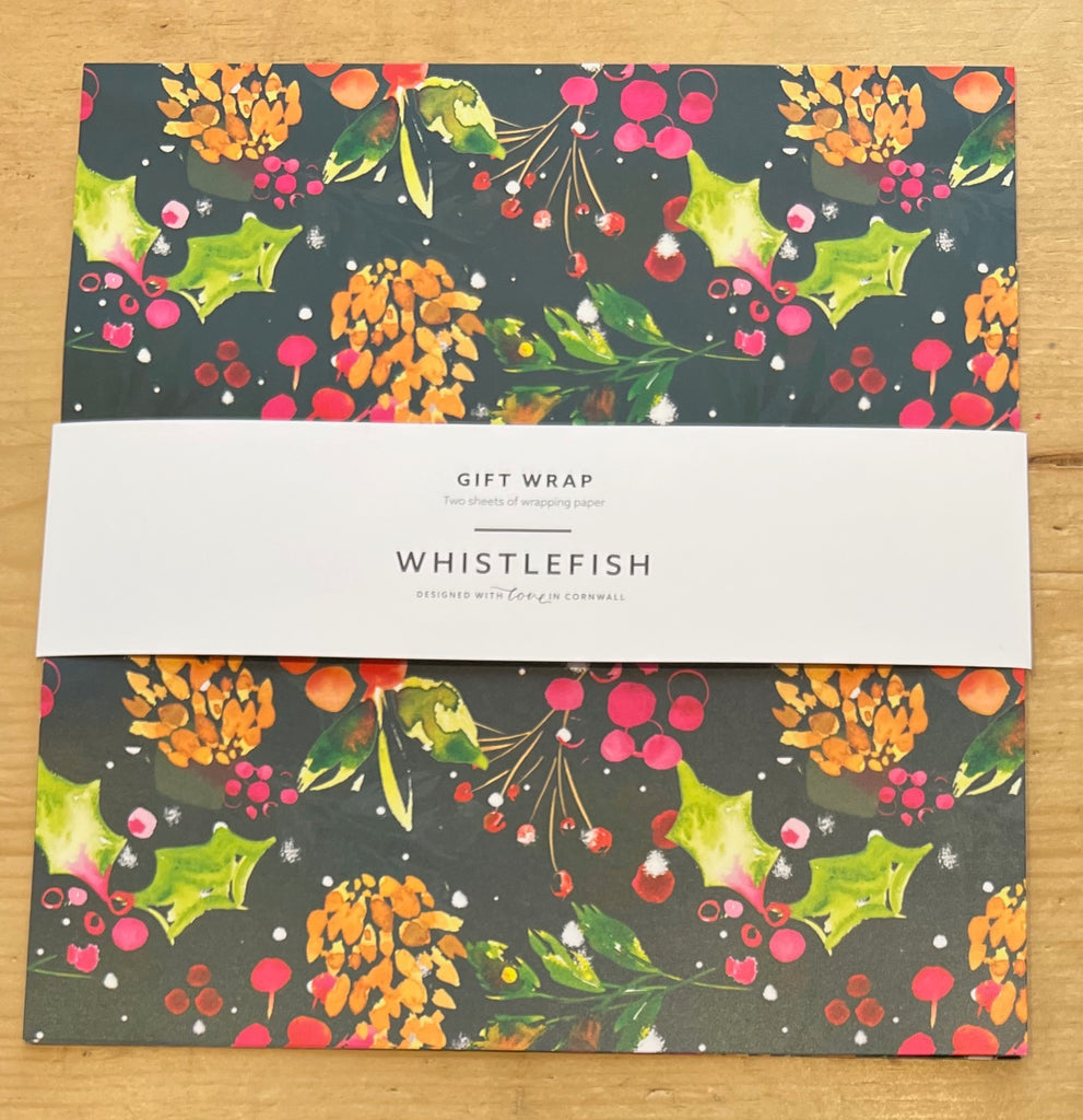 Holly - Flat Gift Wrap