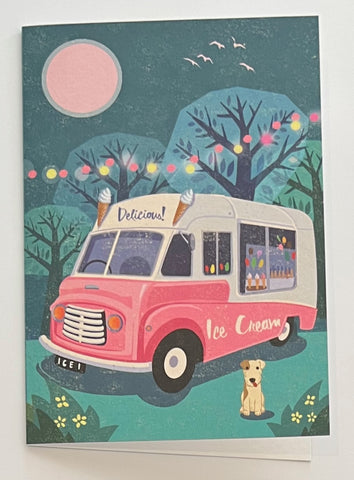 Ice Cream Pink Van