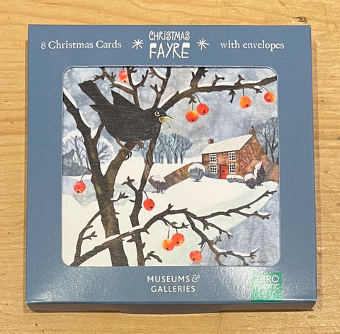 Blackbird and Crabapples