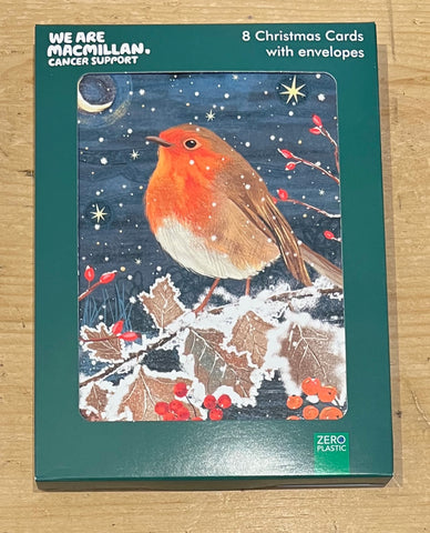 A Winter's Night Robin - 8 Charity Cards