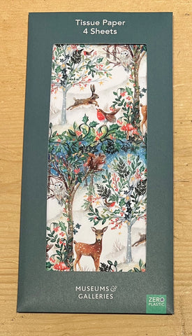 Winter Forest Glade- Tissue Paper