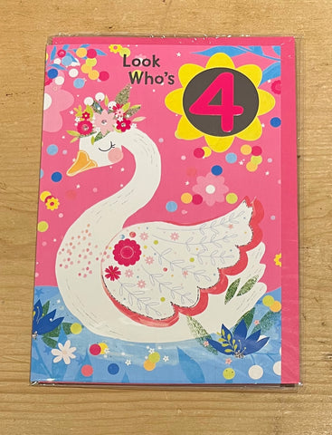 Age 4 Swan