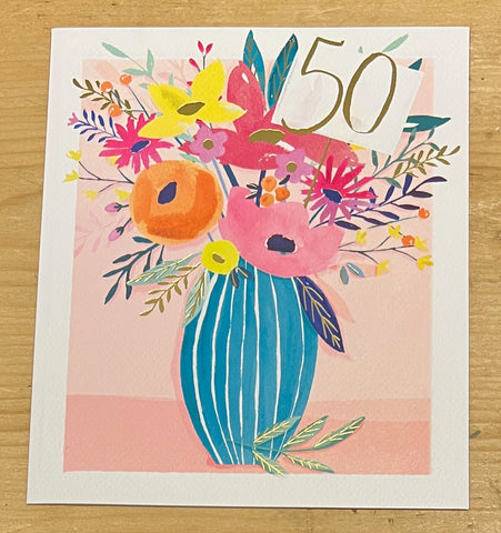 50 Vase  of Flowers
