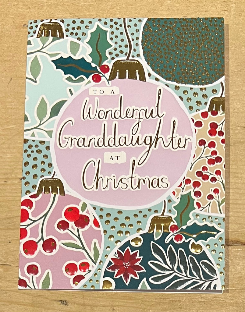 Wonderful Granddaughter - Bauble