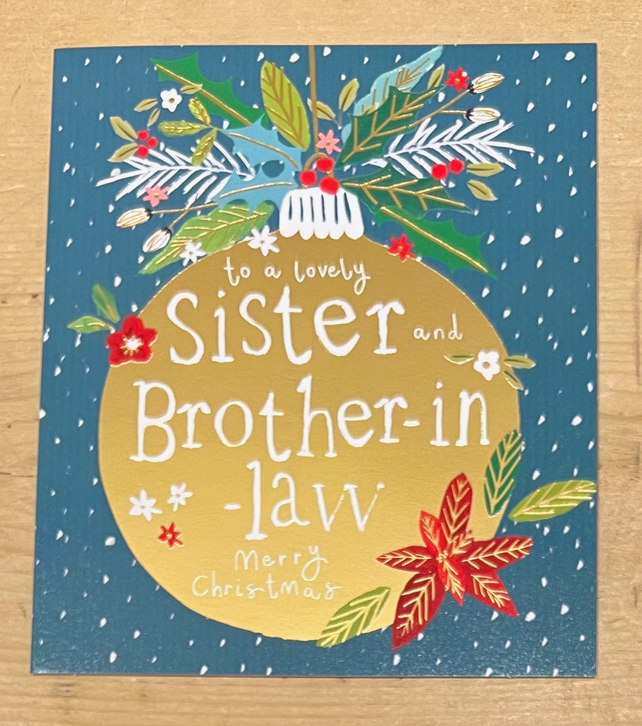 Lovely Sister & Brother in Law