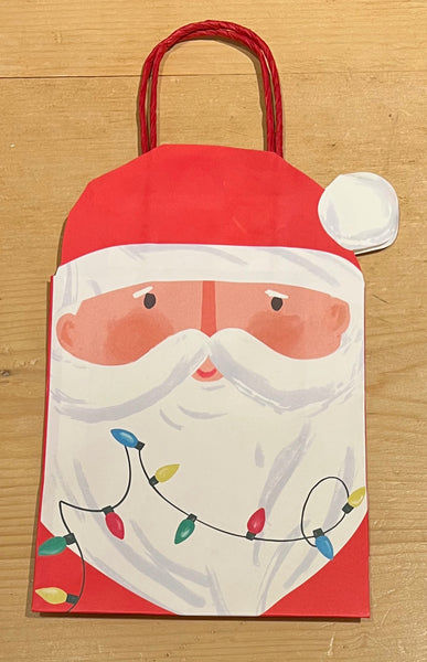 SANTA Small Gift Bags - Set of 8
