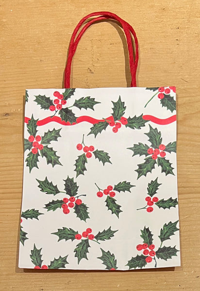 HOLLY Small Gift Bags - Set of 8