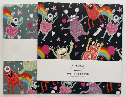 Monsters Gift Wrap