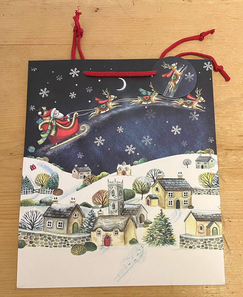 Santa Christmas gift bag