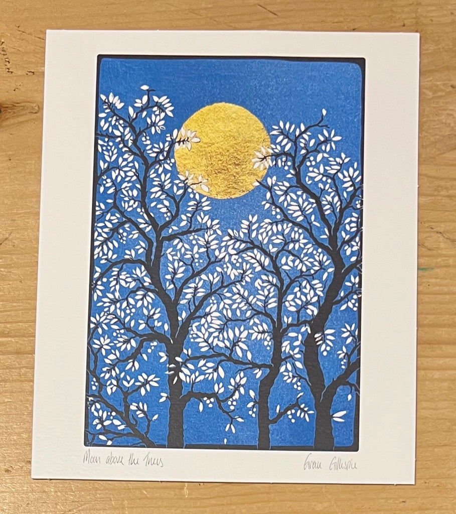 Moon Above the Trees