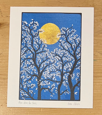 Moon Above the Trees