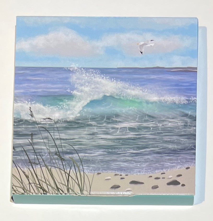 Seagull at High Tide - notecards