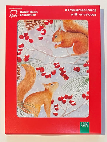 Red Squirrels - 8 Charity Cards