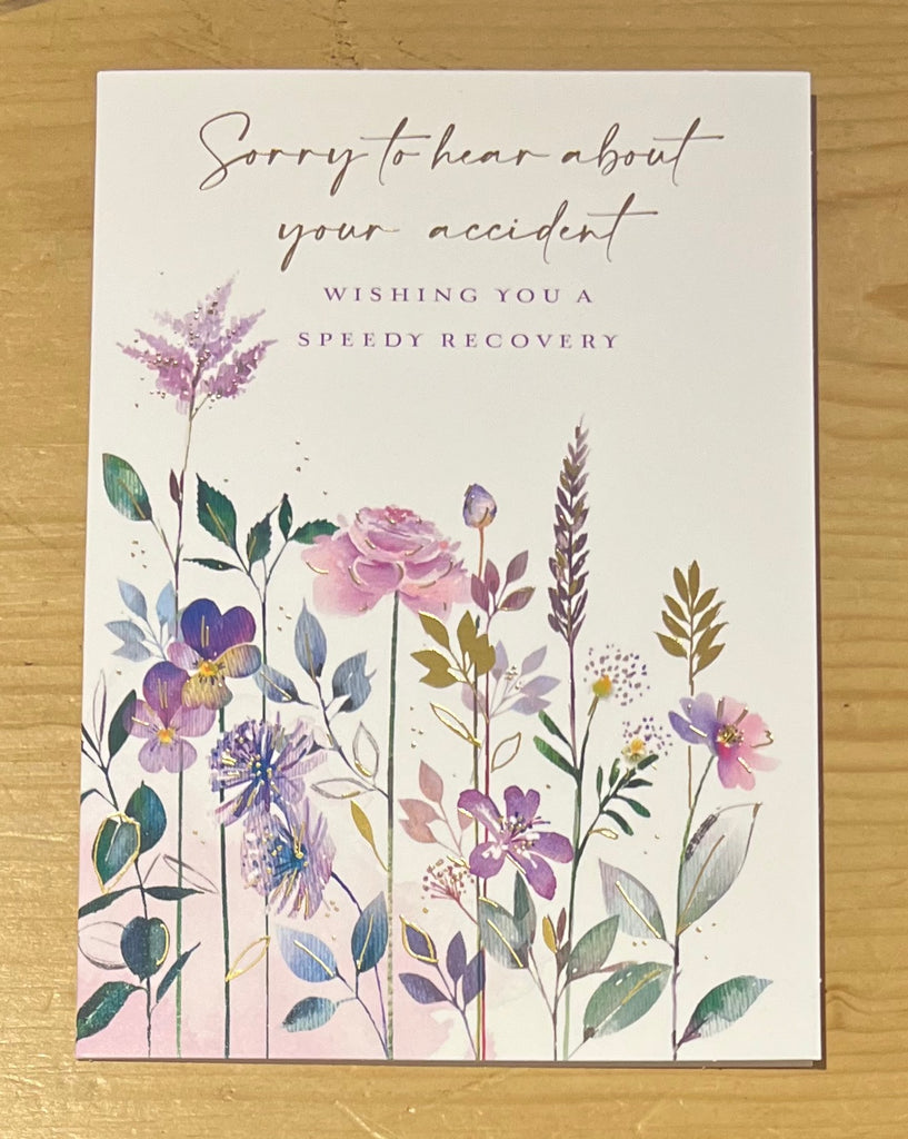 Sorry about your accident