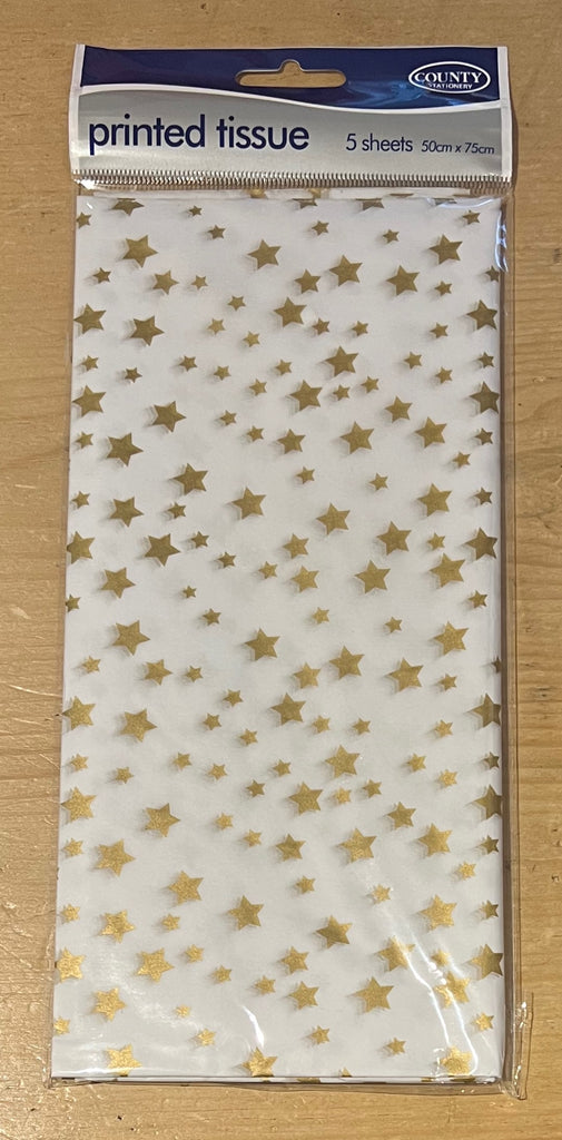 Gold Stars - Tissue Paper