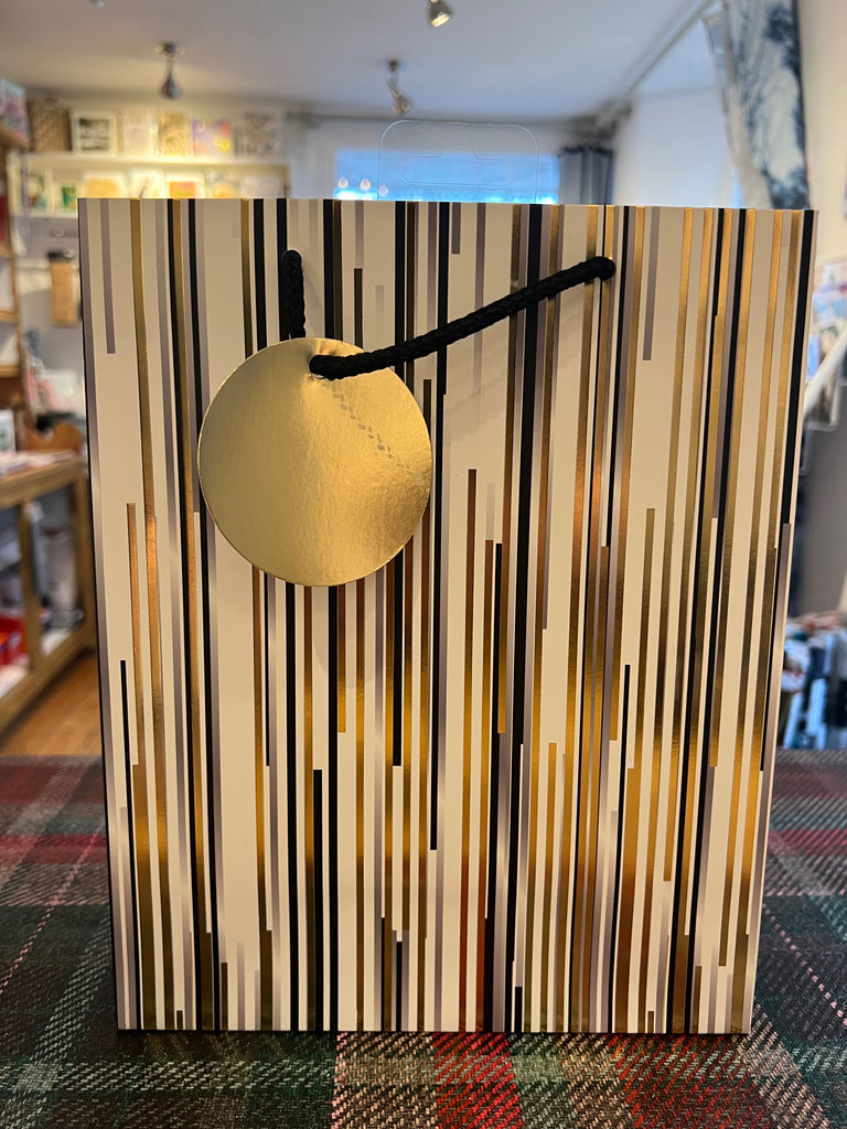 Gold Stripes Bag - Large