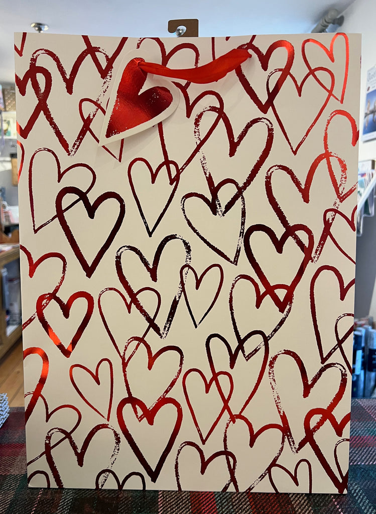 Red Hearts Bag - Large
