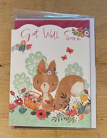 Get Well Soon - Fold out card