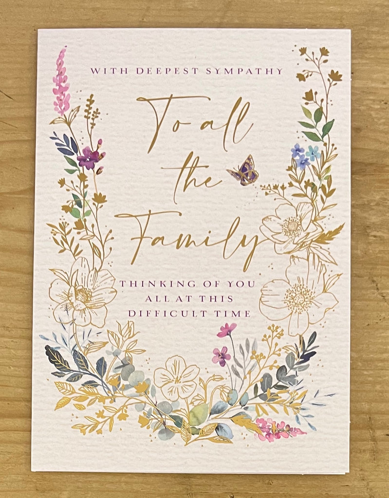 To All the Family - Sympathy