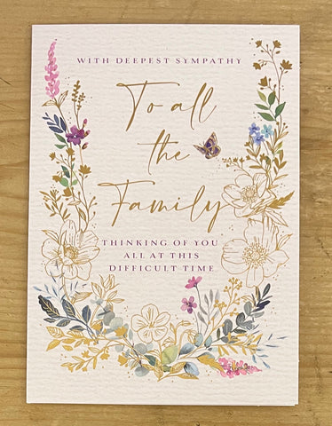 To All the Family - Sympathy