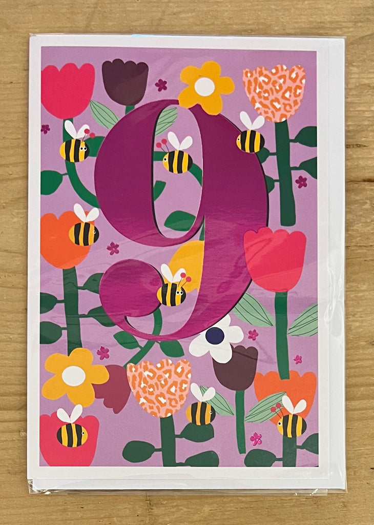 Age 9 - Purple Flowers